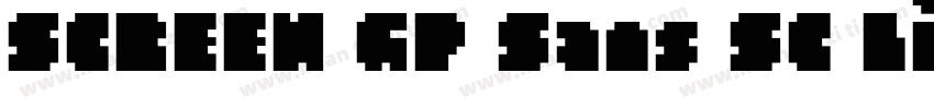 SCREEN GP Sans SC Li字体转换